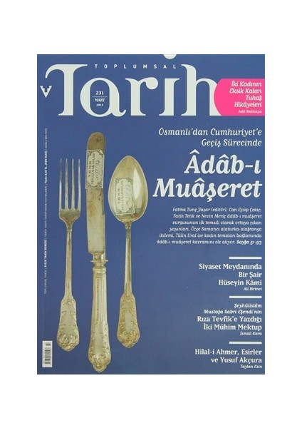 Toplumsal Tarih Dergisi Sayı: 231