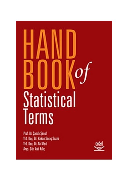 Hand Book of Statistical Terms