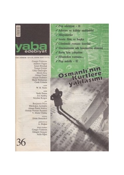 Yaba Edebiyat Dergisi Sayı: 36