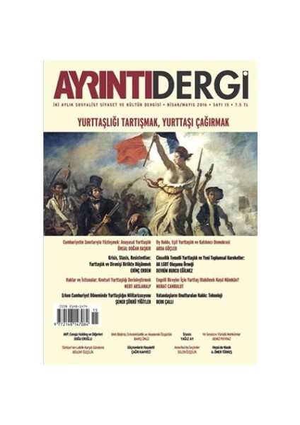 Ayrıntı Dergisi Sayı : 15 Nisan-Mayıs 2016
