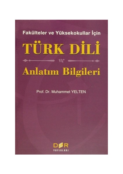 Türk Dili ve Anlatım Bilgileri