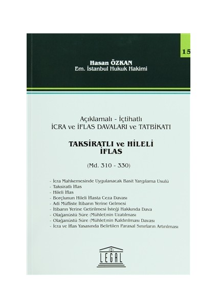 Taksiratlı ve Hileli İflas - Seri 15