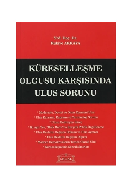 Küreselleşme Olgusu Karşısında Ulus Sorunu