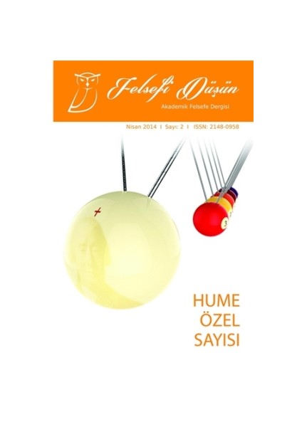 Felsefi Düşün Akademik Felsefe Dergisi Sayı: 2 Nisan 2014