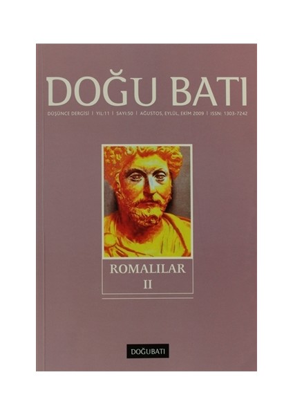 Doğu Batı Düşünce Dergisi Sayı: 50 Romalılar 2