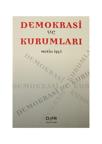 Demokrasi ve Kurumları