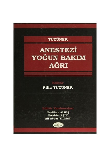 Anestezi Yoğun Bakım Ağrı