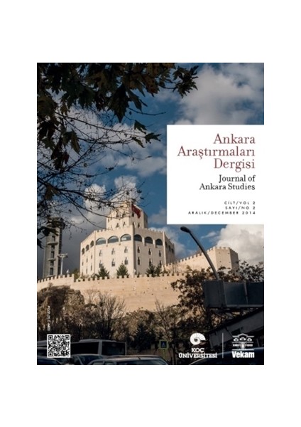 Ankara Araştırmaları Dergisi Cilt : 2 Sayı : 2 / Journal of Ankara Studies