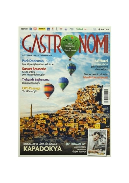 Gastronomi Dergisi Sayı: 114 Ekim-Kasım 2015