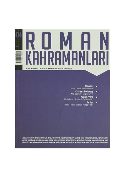 Roman Kahramanları Sayı: 4
