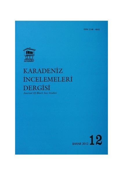 Karadeniz İncelemeleri Dergisi Sayı: 12