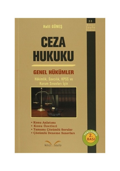 Ceza Hukuku Genel Hükümler