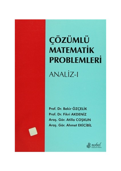 Çözümlü Matematik Problemleri - Analiz 1