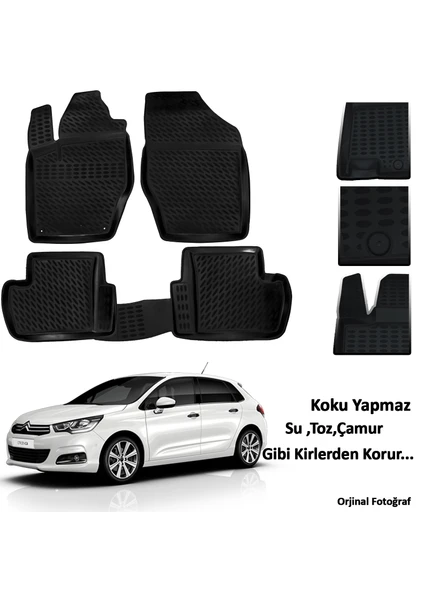 Citroen C4 3D Oto Paspas Seti 