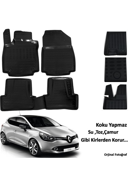 Renault Clio 4 3D Oto Paspas Seti