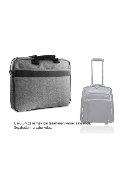 300684 15.6 Gri/Siyah Notebook Çantası fiyatları