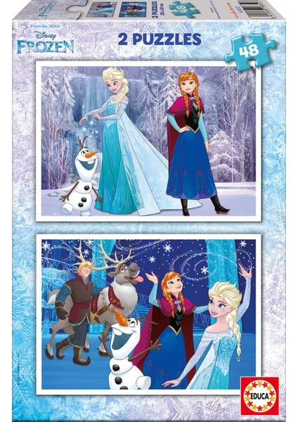 2x48 Parça Frozen Puzzle