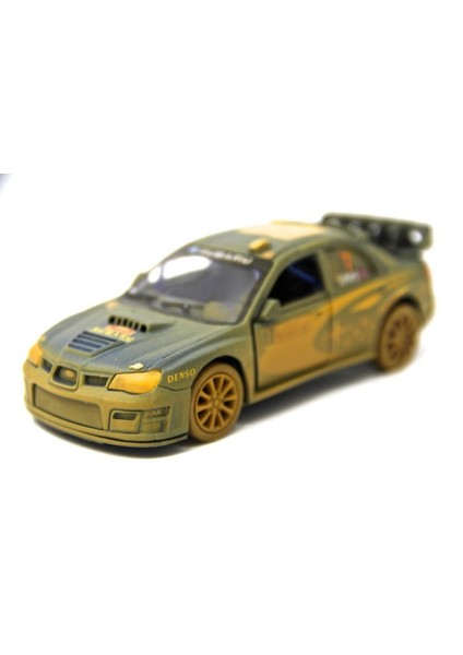 Subaru Impreza WRC 2007 Çek Bırak 1:36 Çamurlu Metal Araba
