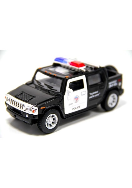 2005 Hummer H2 SUT Polis Arabası (1:40 Metal Çek Bırak Araba)