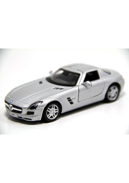 Mercedes Benz SLS AMG (Gri) 1:36 Oyuncak Çek Bırak Araba