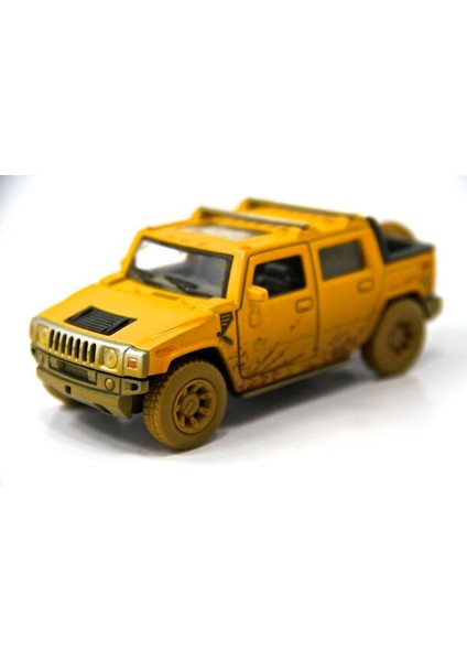 Sarı - 2005 Hummer H2 SUT Çek Bırak Araba 1:40 Ölçekli