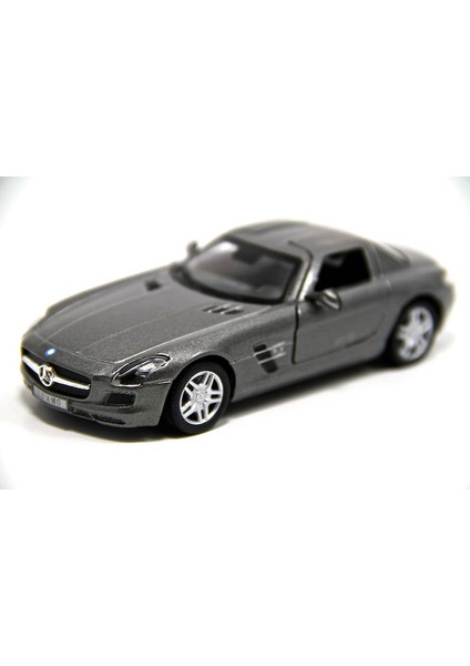 Mercedes Benz SLS AMG (Füme) 1:36 Oyuncak Çek Bırak Araba
