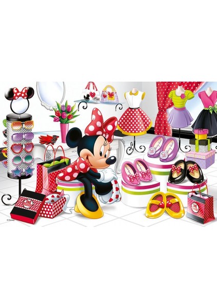 60 Parça Puzzle Minnie Mouse