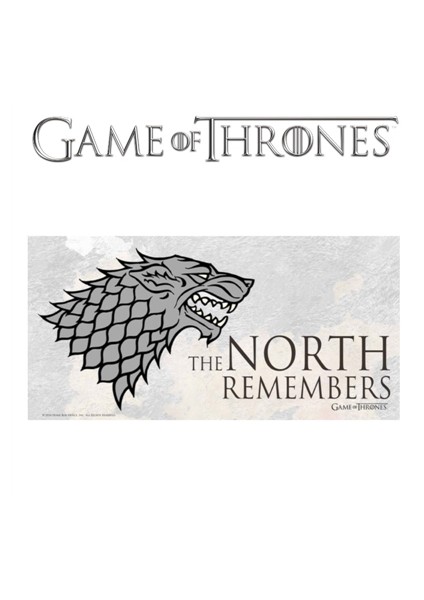 Game Of Thrones: The North Remembers Glass Poster