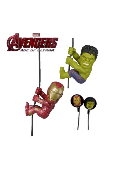 Scalers Iron Man Hulk 2 Pack Earbuds Kulaklık Seti