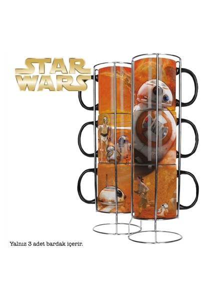 Star Wars Bb-8 And Droids Mugs Set Bardak Seti