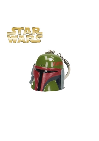 Star Wars Boba Fett 3D Helmet Keychain Anahtarlık