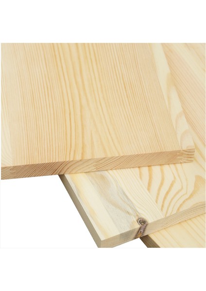 Ahşap Plaka - 30 Cm En, 80 Cm Boy, 20 Mm Levha Kalınlığı
