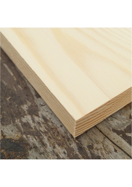 Ahşap Plaka - 50 Cm En, 80 Cm Boy, 20 Mm Levha Kalınlığı