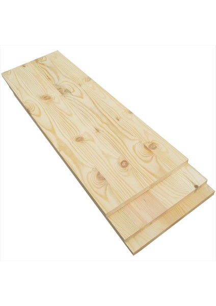 emprenyeli Masif Ahşap Plaka - 30 Cm En, 80 Cm Boy, 30 Mm Levha Kalınlığı