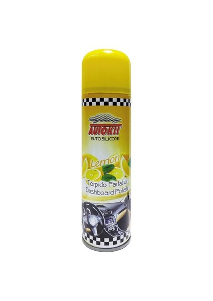 Torpido Parlatıcı Kokulu Oto Silikonu Lemon 220 Ml