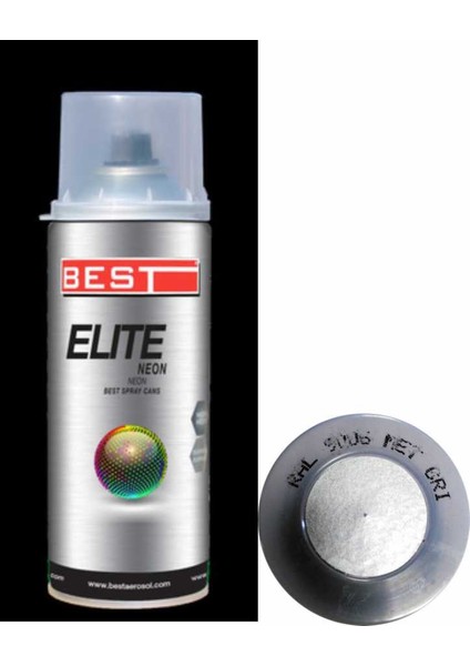 Elite Metalik Gri Sprey Boya 400Ml 25531R