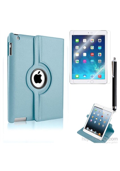 İpad Air Kılıf 360 Standlı +Film+Kalem