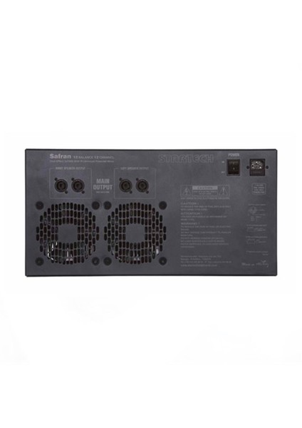 Safran-2000 Power Mikser Amfi 2X1000 Watt 12 Kanal