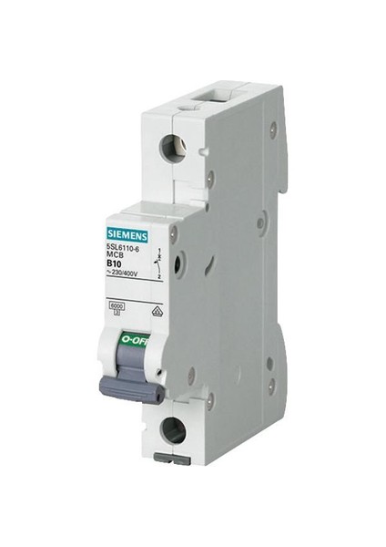 5SL6102-7 Tek Fazlı Otomatik Sigorta -C1x2Ax6kA