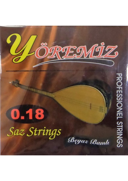 Yöremiz Saz Teli Takım 0.18