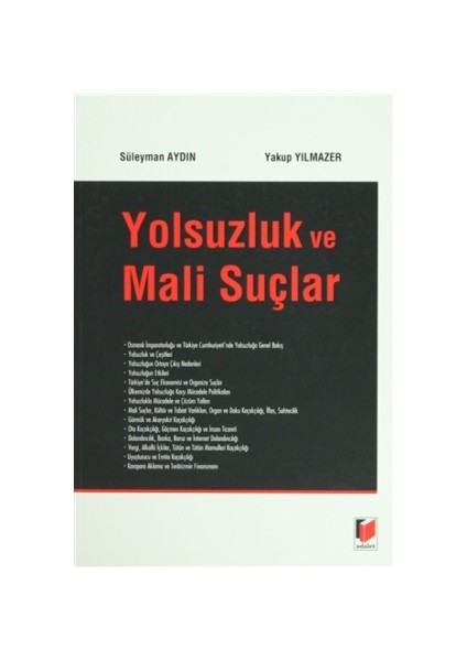 Yolsuzluk ve Mali Suçlar
