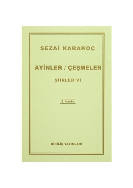 Ayinler Çeşmeler - Şiirler 6