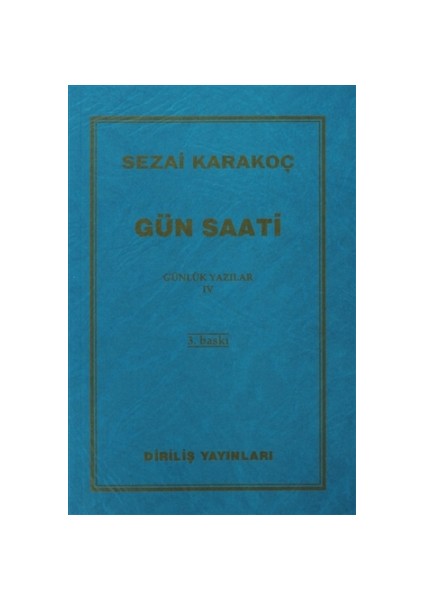 Günlük Yazılar 4: Gün Saati