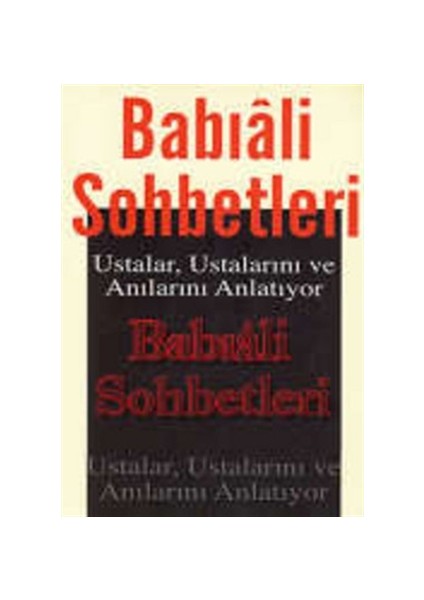 Babıali Sohbetleri