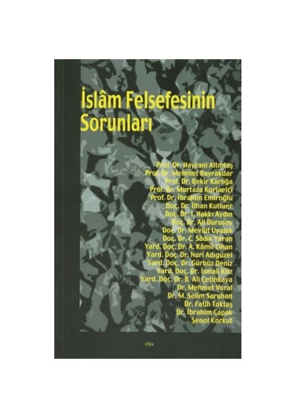 İslam Felsefesinin Sorunları