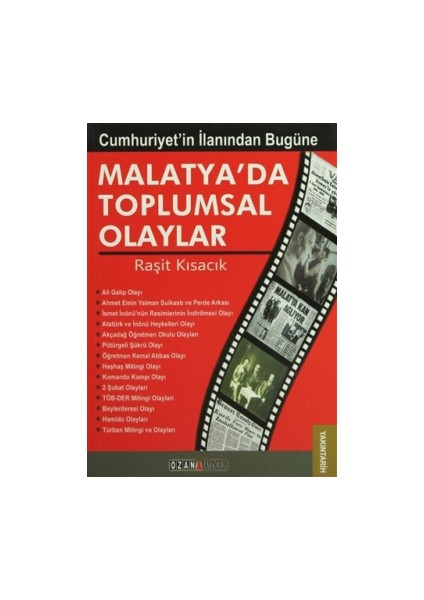 Malatya’da Toplumsal Olaylar