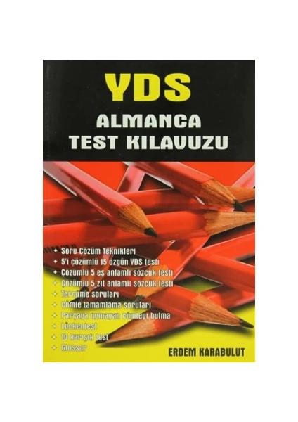 YDS Almanca Test Kılavuzu - Erdem Karabulut