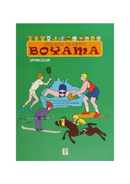 Eğlenceli ve Eğitici Boyama - Sporcular