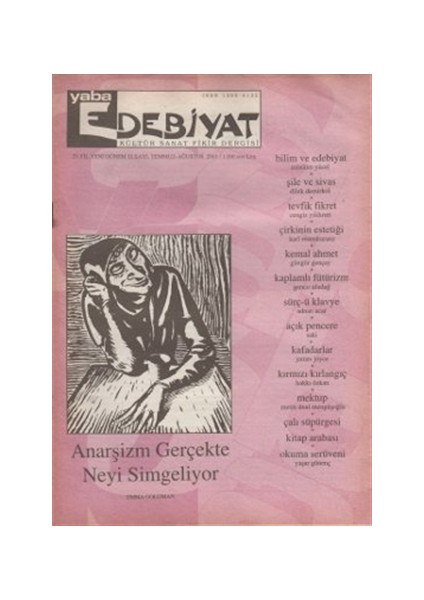 Yaba Edebiyat Dergisi Sayı: 11