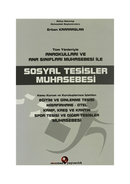 Sosyal Tesisler Muhasebesi